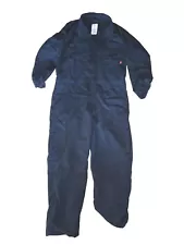 US NAVY Working Utility Blue Uniform Coveralls Jumpsuit Zip size 52L