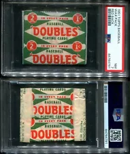 PSA 7 1951 Topps Baseball Sealed Wax Pack Red Back 1 Yogi Berra 22 Bob Feller ?