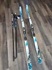 Whitewoods Whitetail NNN BC Cross Country Skis, Metal Edge, Waxless, Fishscales