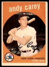 1959 Topps Andy Carey Baseball Cards #45