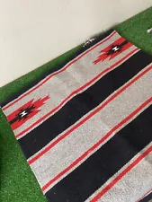 hand loom aztec southwest blanket india 62x29