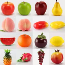 Artificial Plastic Cherry Fruit Fake For Kitchen Foods Decor Photography Prop