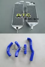 For Kawasaki KX250 KX 250 1987 1988 1989 87 88 89 KX-250 Aluminum Radiator+Hose