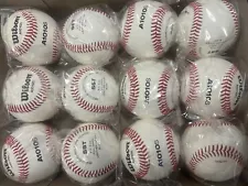 Wilson A1010S-Blem Practice Leather Baseballs- 12 ea. (1 Dozen)