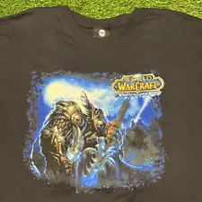 VINTAGE World of Warcraft Wrath of The Lich King T Shirt Jinx Tag Adult XXXL