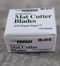 Fletcher Terry .015 Mat Cutter Blades 100 Replacement 05-015 Picture Framing