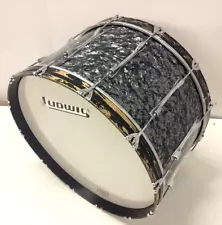 Ludwig 26" Black Diamond Pearl Bass Drum 70's Era