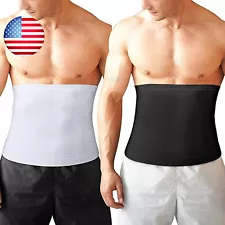 Mens Tummy Control Tuck Belt Body Shaper Seamless Slimming Waist Trainer Trimmer