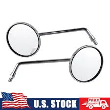 Pair Vintage Rear View Mirrors Set for Honda CB750 CB550 XL500S CX500 XL250S (For: Honda CB750)