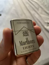 Marlboro Silver Zippo Lighter In New Box