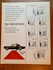 1967 Ford Falcon Sports Coupe Ad Be Dilpomatic