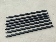 Sandbaggy 5/8" x 18" Square Steel Concrete Form Stakes w/ Nail Holes - Rebar Pin