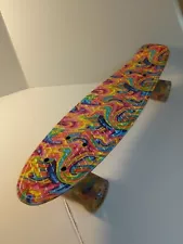 Meketec Skateboards Complete 22 Inch Mini Cruiser Retro Skateboard For Kids