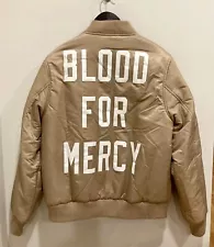 Daily Paper Yellow Claw Blood For Mercy Bomber Jacket Rare HARDLY WORN 'M' Small