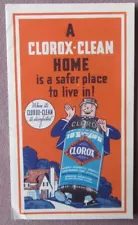 1937 Clorox Advertising Brochure Housework Cleaning Women Photos Butch