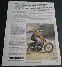 1972 YAMAHA DT2 250 ENDURO SALES AD VINTAGE