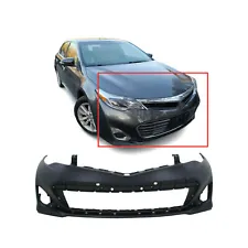 Front Bumper Cover For 2013-2014 Toyota Avalon LE XLE Hybrid w/Fog Light Holes (For: 2014 Toyota Avalon)