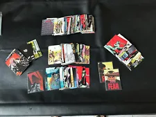 Walking Dead comic series 2 Lot- Almost Complete set +90 Add Cards