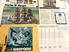 1968 Harpoon! Revell Models 33rpm Record, Whaling sounds, story plus extras