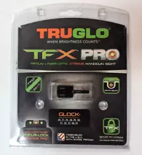 TRUGLO TFX PRO Tritium Fiber-Optic XTREME Sight TG13GL2PC Black BRAND NEW