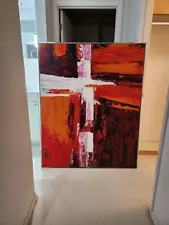 Lee Reynolds Abstract Oil Painting