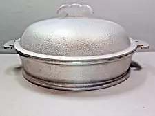 Guardian Service 2 Qt 9.75" Cast Aluminum Low Frying Pan/Casserole & Lid MCM