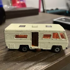 White Mobile Home Die Cast Car 1980 Lot A