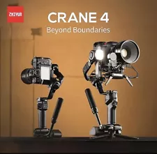 ZHIYUN CRANE 4Combo 3-Axis handheld Gimbal Stabilizer for DSLR Mirrorless Camera