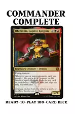 Ob Nixilis, Captive Kingpin DEATH BY 1,000 PINGS Magic Custom Commander Deck