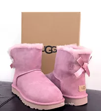 New 100% UGG Brand 1016501 Mini Bailey Bow II Women's Boots Shoes Dusty Orchid