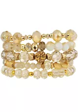 NEW ERIMISH Golden Hour Stacked Bracelet SALE Rave Festival Kandi