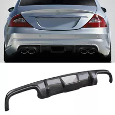 For Mercedes Benz W219 CLS63 CLS55 AMG 2007-11 Carbon Fiber Rear Bumper Diffuser