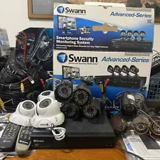 Swann Advanced Series Smartphone Security Monitoring System 11 Cameras 2 Record