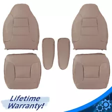 For 1992-1996 Ford Bronco Eddie Bauer Driver&Passenger Complete Seat Covers Tan