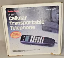 Vintage Radio Shack Cellular Transportable Telephone CT-1055 17-1007A Complete