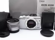 Canon EOS M200 Mirrorless Digital Camera w/ 15-45mm Lens Japan [Exc+++] #2167895