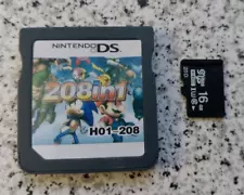 208-in-1 Games Flash Cart for Nintendo DS/DSLite w/ 16 GB Micro SD Ace3DS+