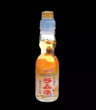 Japanese Ramune Marble Soda Orange Flavored Shirakiku 6.7oz