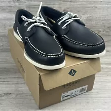 Sperry Top Sider Mens Size 12 Authentic Original 2-Eye Boat Shoe NAVY