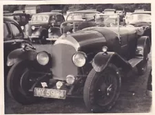 BENTLEY 3 LITRE, BLUE LABEL TOURER, REG No.NPK 666, PHOTOGRAPH.