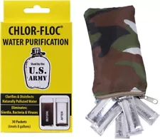 Chlor-Floc Genuine GI Water Purification Powder Packets