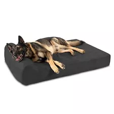 Big Barker Orthopedic Dog Bed w/Headrest - 7” Dog Bed for Large Dogs w/Washable