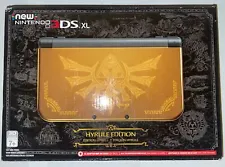 Nintendo 3DS XL Legend of Zelda Hyrule Edition in Original Box
