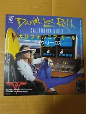 Japanese press 7" Promotional white label Not for sale Rare DAVID LEE ROTH