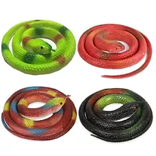 Rubber Snakes to Keep Birds Away - Realistic Fake Rubber Snakes for Garden