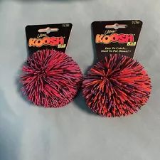 Vintage Koosh Style Ball Lot Of 2 New With Tags Multicolored