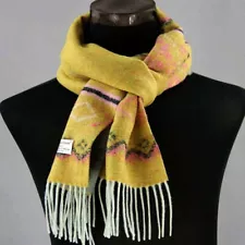 Sale New Vintage Fringe Mans Cashmere Wool Warm Striped Scarves Scarf Gift 400