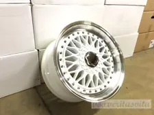 15" RS STYLE WHEELS RIMS WHITE 4 LUG FITS ACURA INTEGRA RS LS GSR VTEC