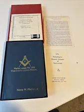 Holman Masonic Bible King James Version Illustrated Blue Moroccograne Leather