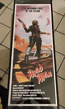 MAD MAX MOVIE POSTER original 11x28 Special Insert Size Great For Collection